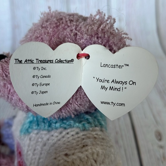 Ty Beanie Babies 2000 Lancaster Bear. Pre owned - Picture 6 of 7